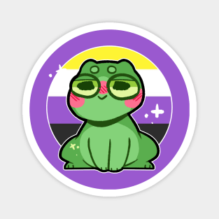 pride frog- Nonbinary Variant Magnet